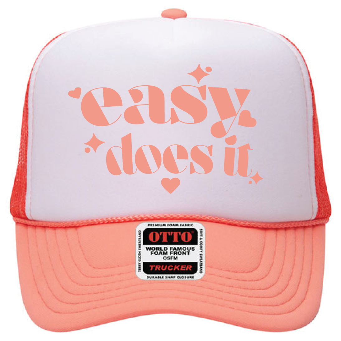 Recovery Hat | Recovery Merch Store | Easy Does It Trucker Hat