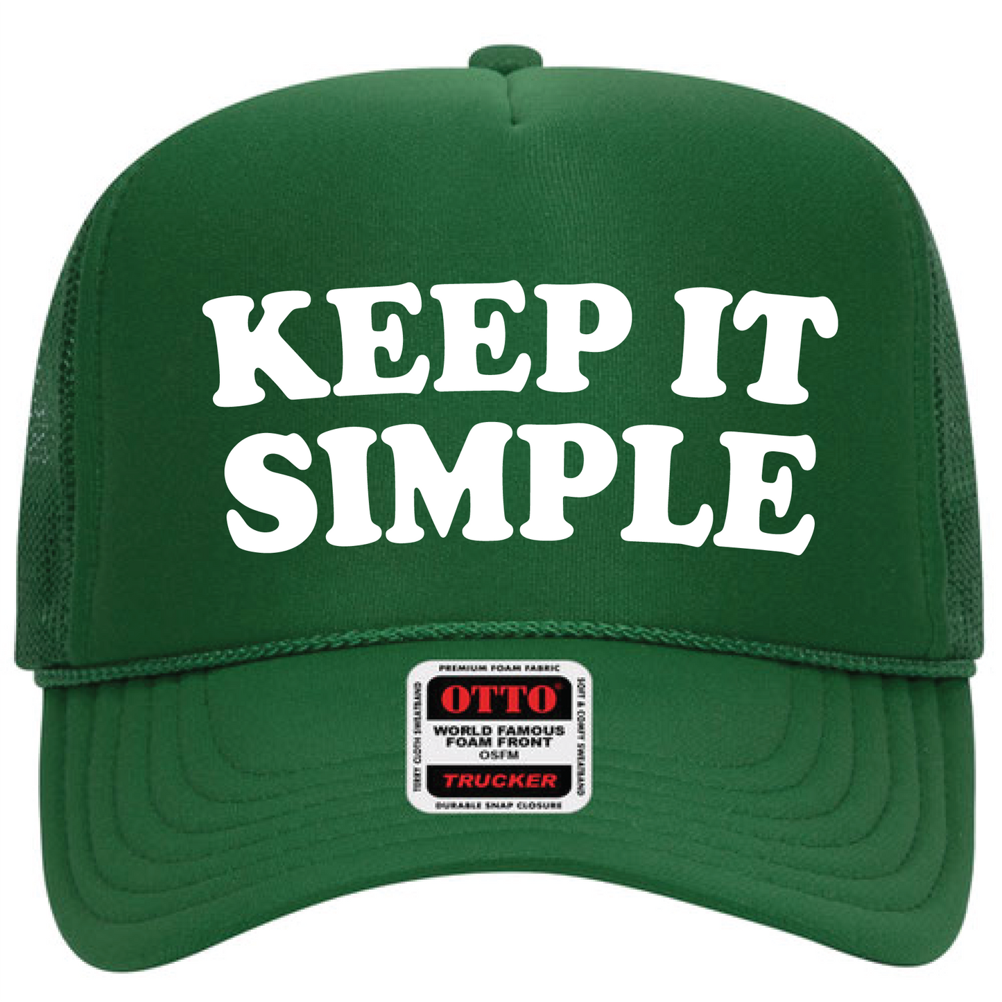 Recovery Hat | Recovery Merch Store | Keep It Simple Foam Trucker Hat