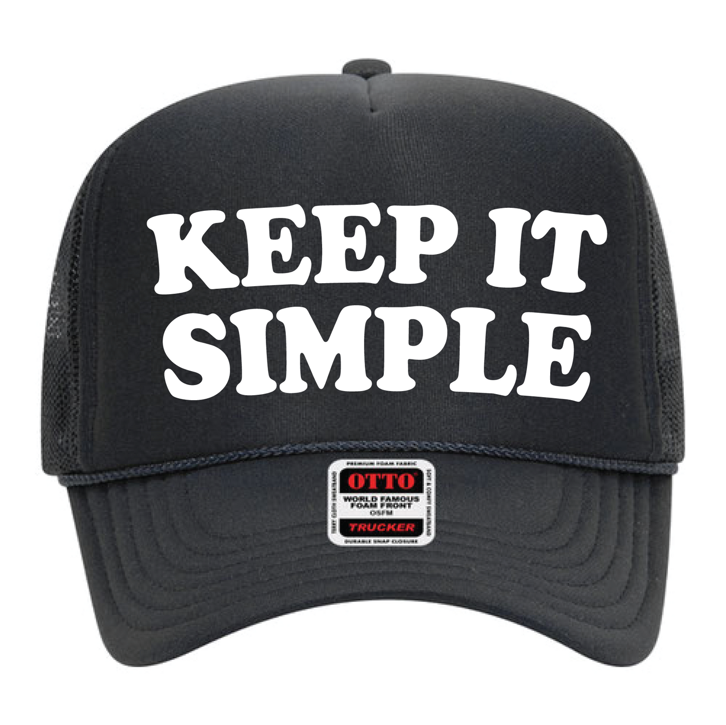 Recovery Hat | Recovery Merch Store | Keep It Simple Foam Trucker Hat