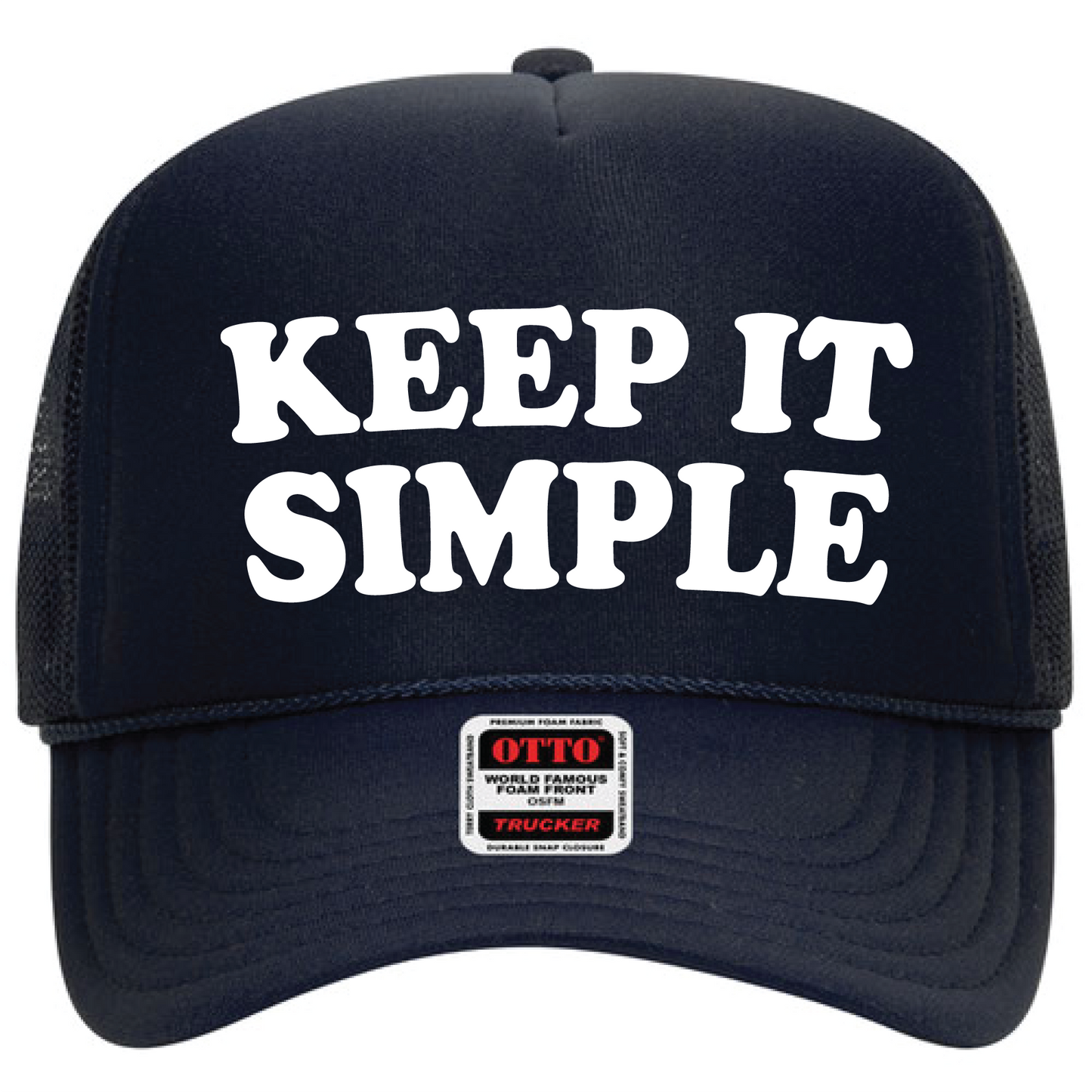 Recovery Hat | Recovery Merch Store | Keep It Simple Foam Trucker Hat