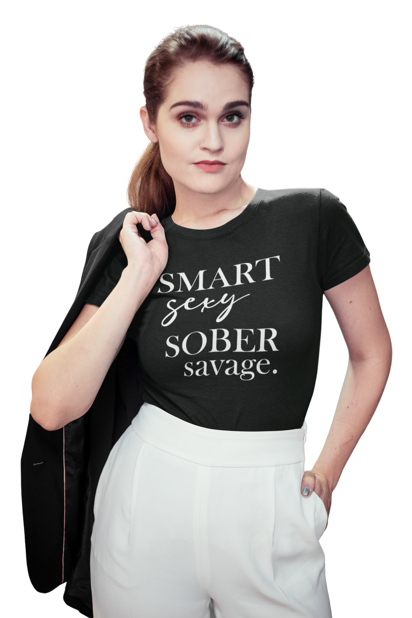 Women's Sober Savage Classy Tshirt